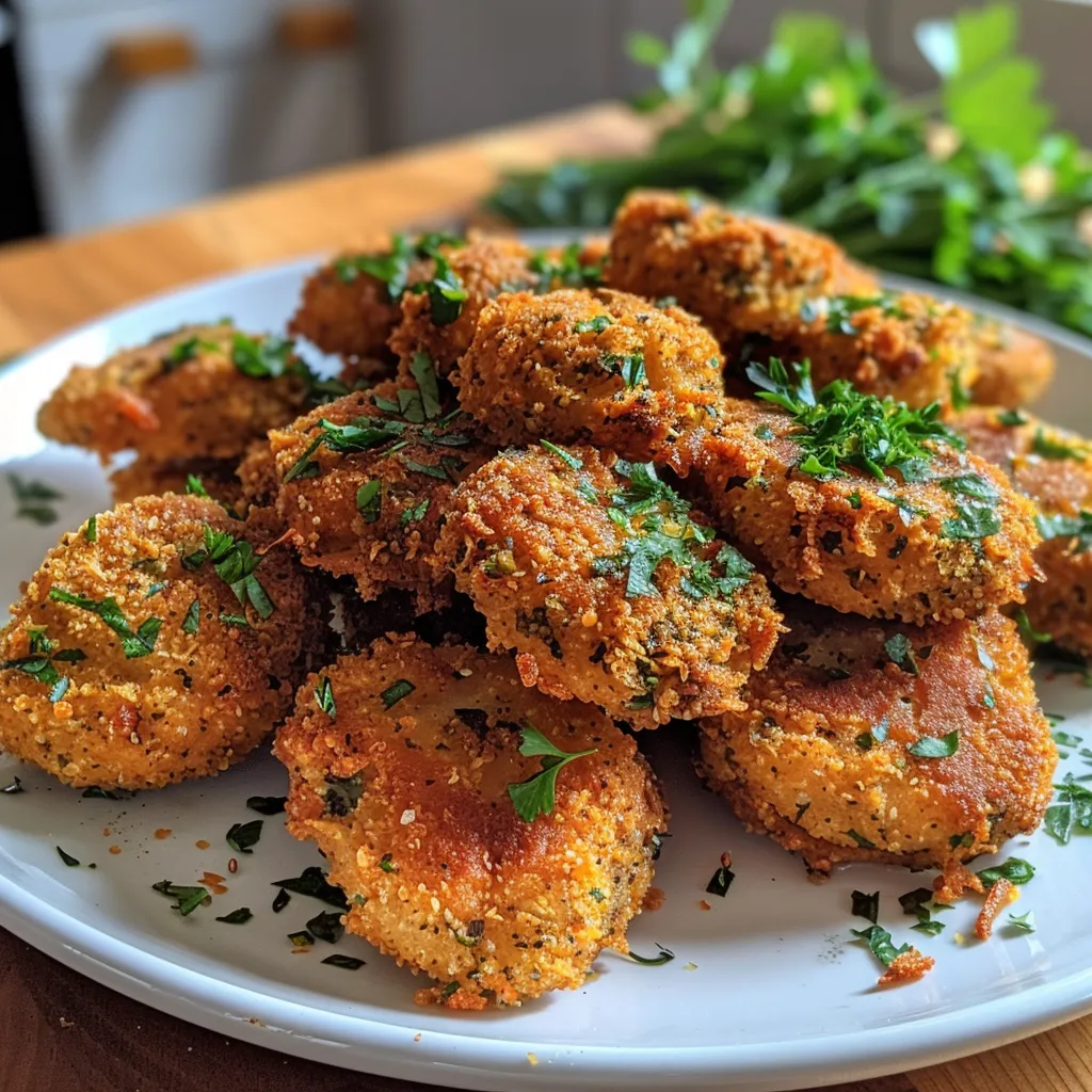 Side-View-Bild von knusprigem Hähnchen, perfekt gewürzt.