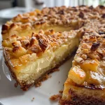 Saftiger Möhrenkuchen im Glas, von der Seite aufgenommen.