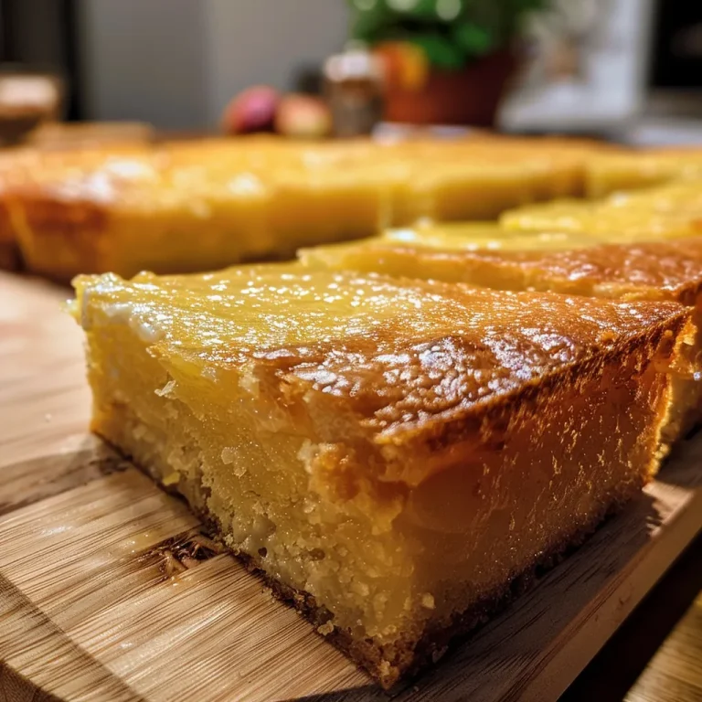 Saftiger Quarkkuchen ohne Zucker, seitliche Ansicht.