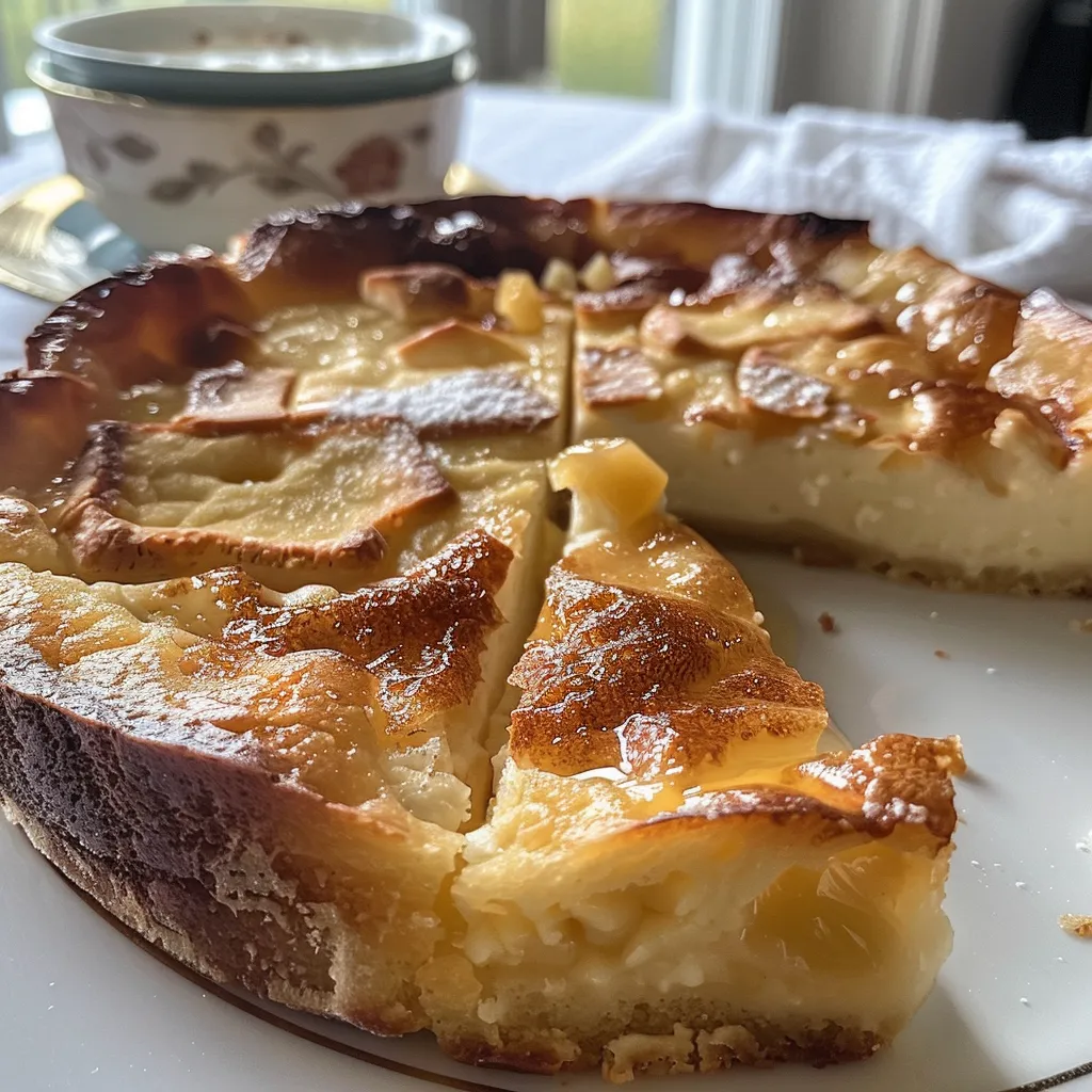 Primer plano de panqueques de quark sin harina, con una textura jugosa y suave.