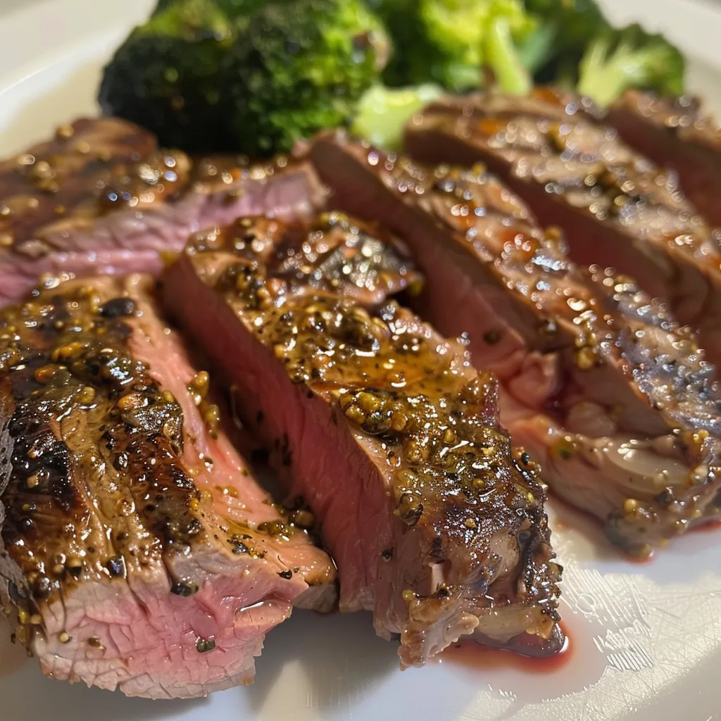 Vista lateral de un delicioso platillo de carne de res y brócoli en un tazón.