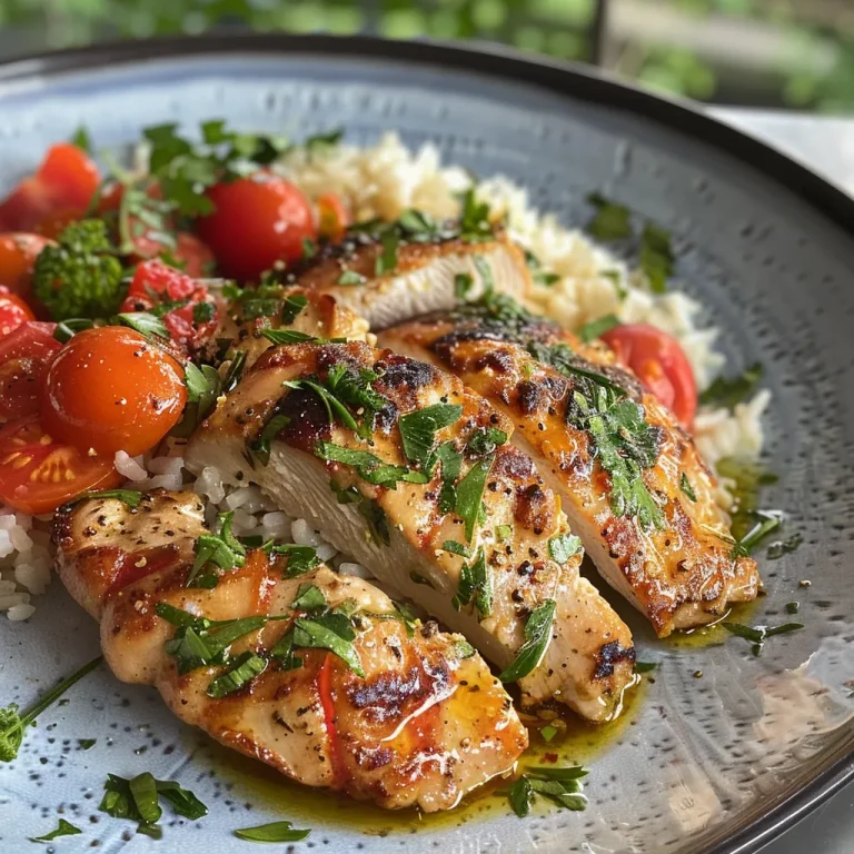 Tazón de pollo griego con ingredientes frescos y coloridos.