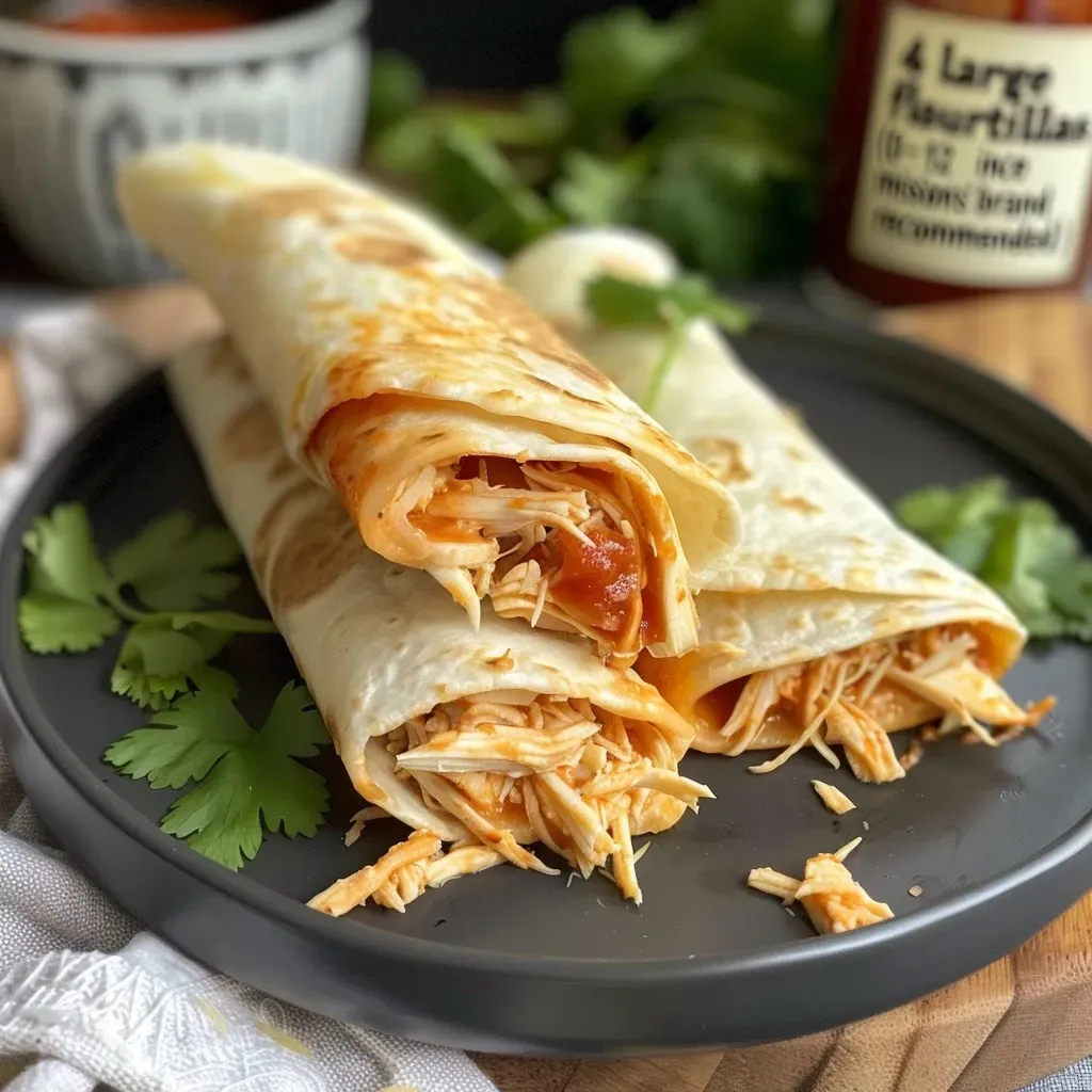 ['Close-up side view of crispy air fryer chicken wraps, showcasing a golden-brown exterior.', 'Juicy air fryer chicken wraps filled with melted cheese and chicken, captured at an angle.', 'Deliciously crispy chicken wraps with visible ingredients, photographed from the side.', 'Tasty air fryer chicken wraps with a crunchy exterior and oozy cheese, detailed close-up shot.']